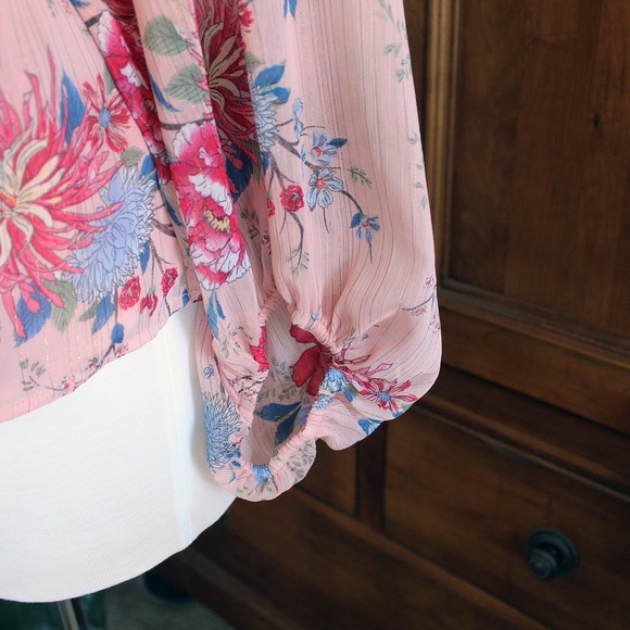 INC International Concepts Blouse Size M - Picture 5 of 13